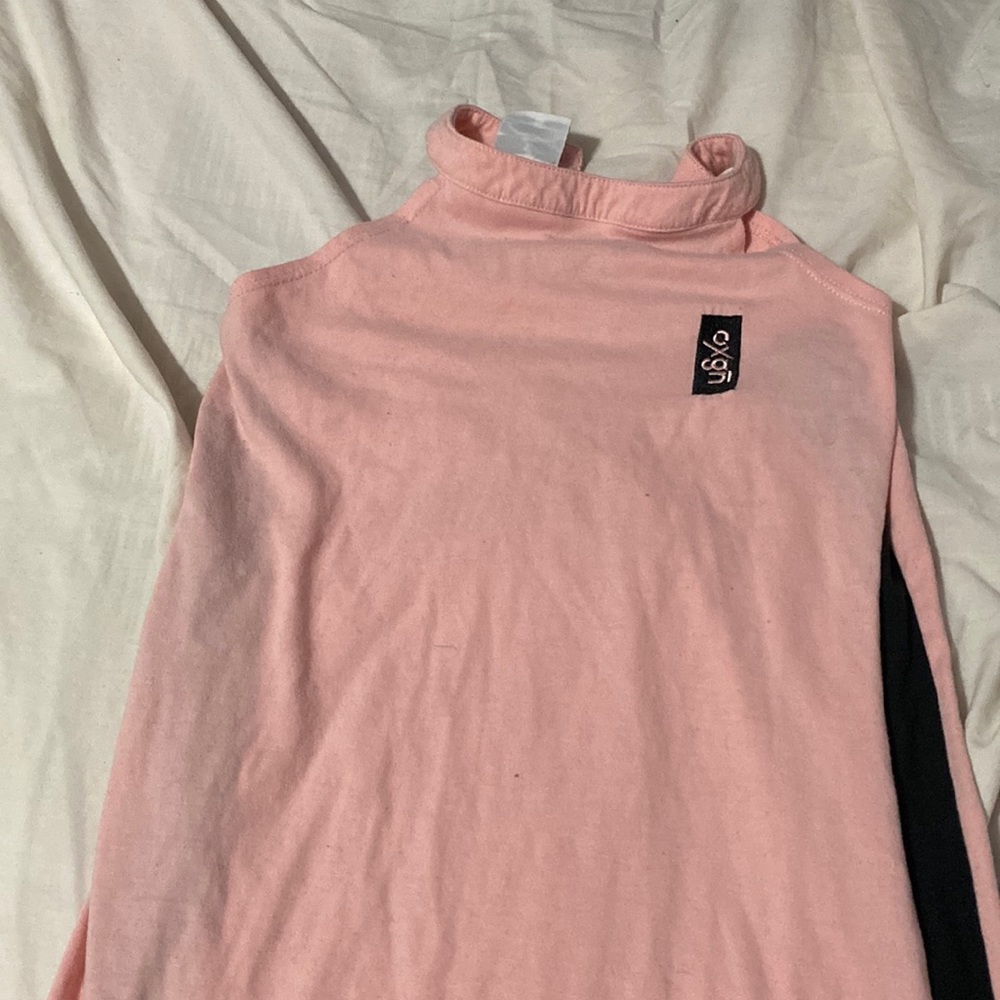 OXGN Pink and black single striped dress